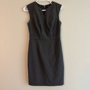 The Limited Charcoal Gray Sleeveless Sheath Dress
